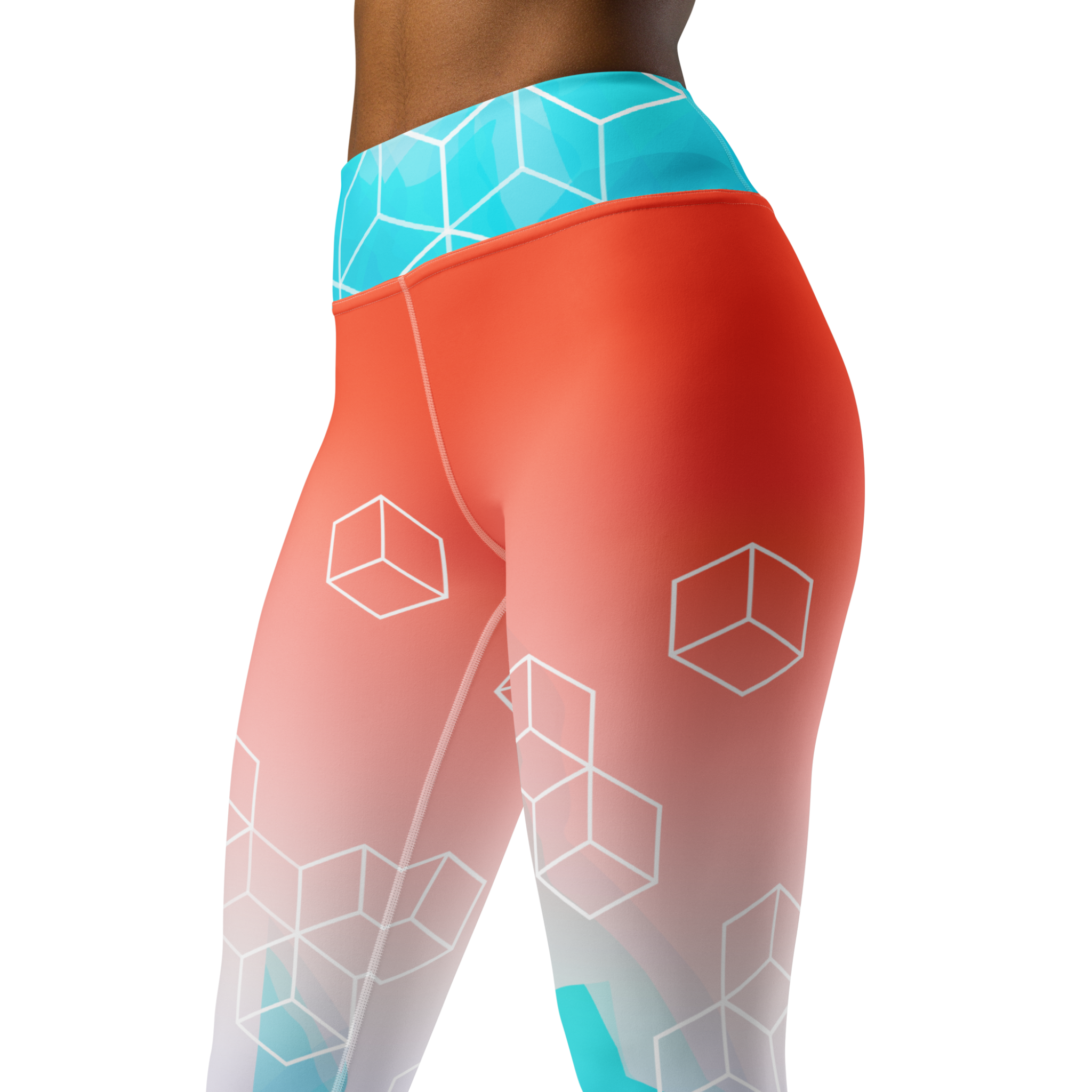 SHE REBEL - Fire & Ice Yoga Leggings